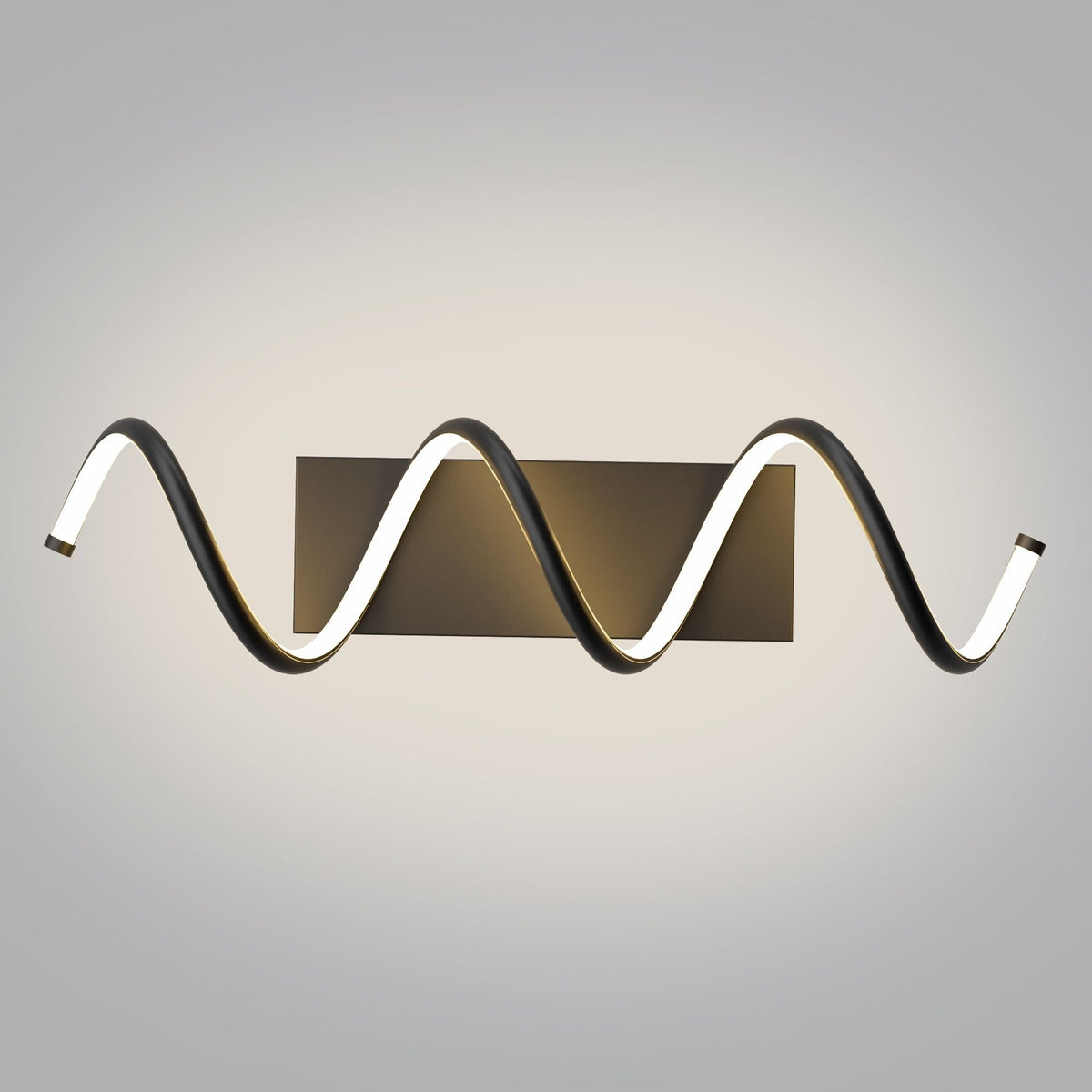 BAZZ Dante 16W/3000K Matte Black Integrated LED Wall Lamp Vanity Light