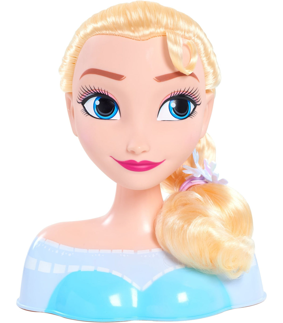 Disney Frozen Elsa Styling Head Toy with 14 Accessories for Hair Styling and Braiding, Ages 3+