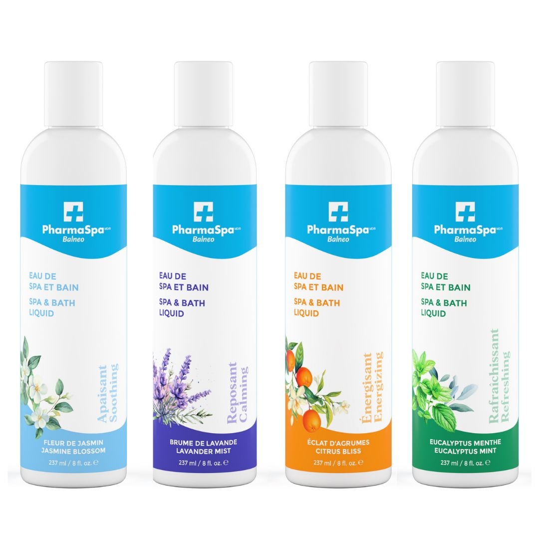 PharmaSpa Liquid Hot Tub, Spa, and Bath Fragrance, 237 mL, Assorted