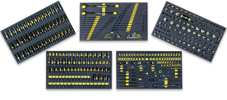 Stanley Professional Grade Black Chrome Socket Set, SAE/Metric, 427-pc