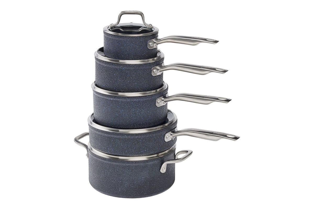 T-fal StoneShield 10-pc Cookware Set with DefenseShield Technology, 6-Multilayer Construction, Induction Safe