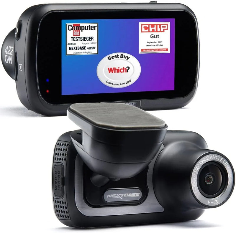 Car dashcam - Small size model (with application) - Full-process 1440p/30fps quadruple high-definition recording function, suitable for car cameras. Alexa voice control - Wireless network, GPS, Bluetooth - Parking mode - Night vision function - Polar H4