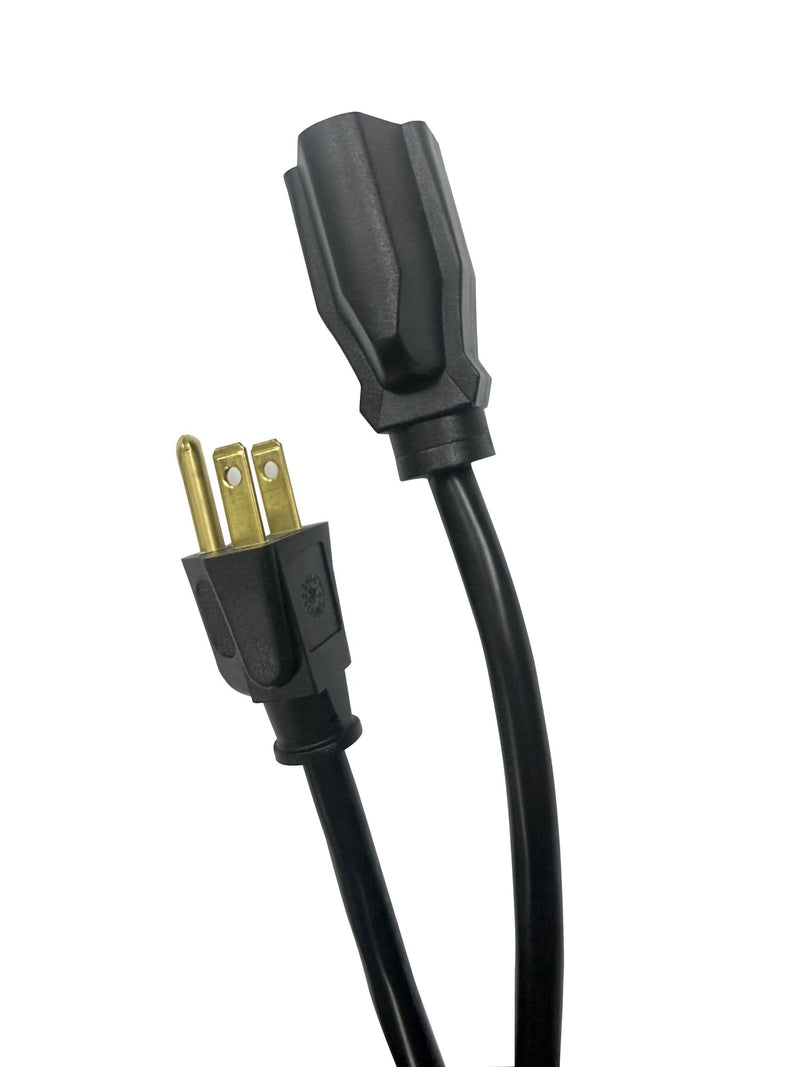 20' 16 Gauge 1-Tap Outdoor Extension Cord, Black Q9