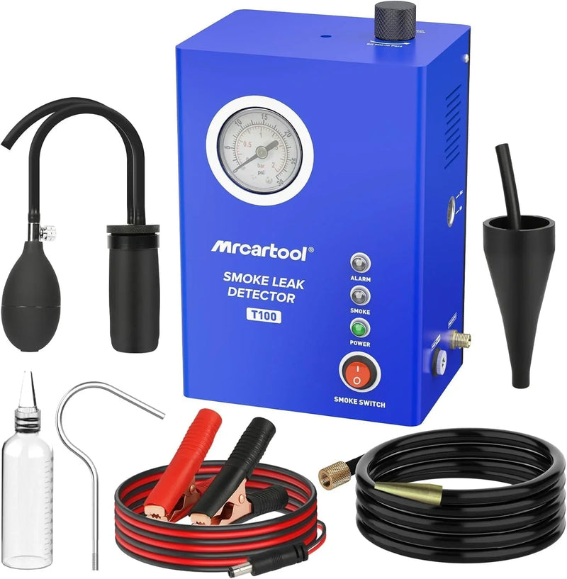 Smoke machine leakage tester, 12-volt DC car smoke machine leakage detector, equipped with an air flow meter and an oil level gauge, suitable for all vehicles. B5