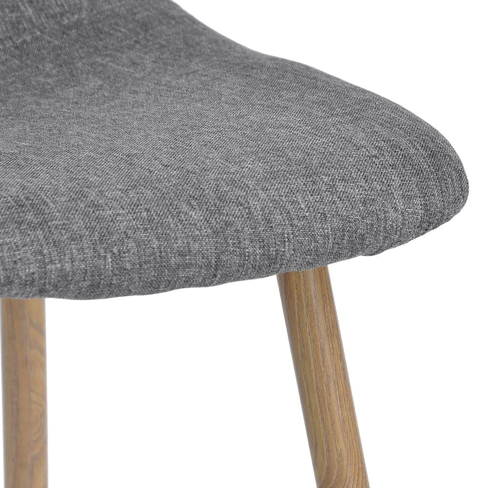 39F Charlton Fabric Dining Chair, Grey