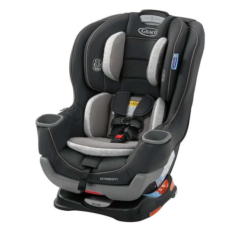 Extend2Fit Convertible Baby Car Seat, Rear and Forward Facing, Adjustable Extension Panel for Extra Legroom, Gotham C4