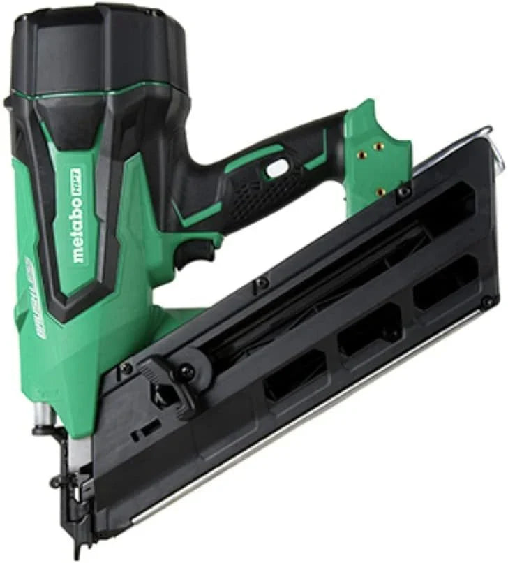 18-volt cordless frame nail gun | Only tool - No batteries | Brushless motor | 2-inch to 3-1/2-inch cut-and-offset circular paper tape nails | 30° magazine | Lifetime tool warranty A9