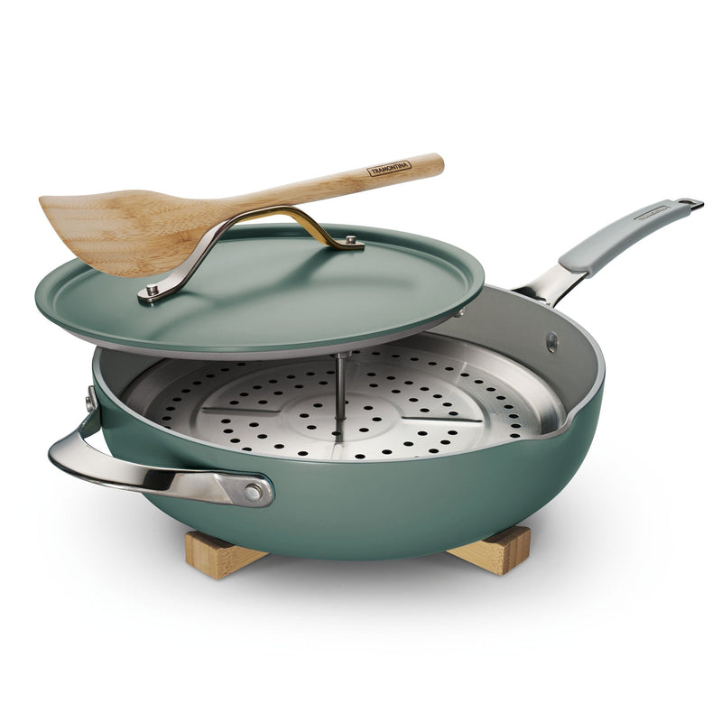 5 Qt All-in-One Plus Pan with trivet - Sea Salt B4
