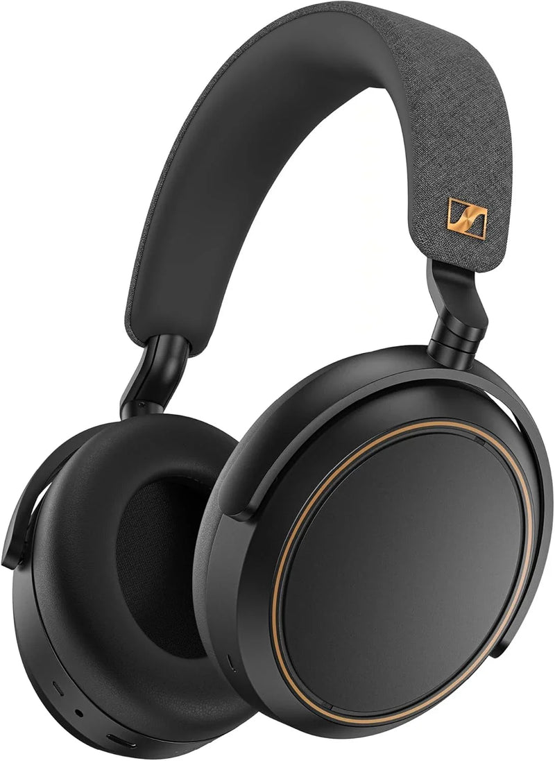 Consumer-grade audio power 4 wireless headphones - Support Bluetooth connection, equipped with adaptive noise cancellation function, clear calls, up to 60 hours of battery life, and customizable sound effects. White model. E1