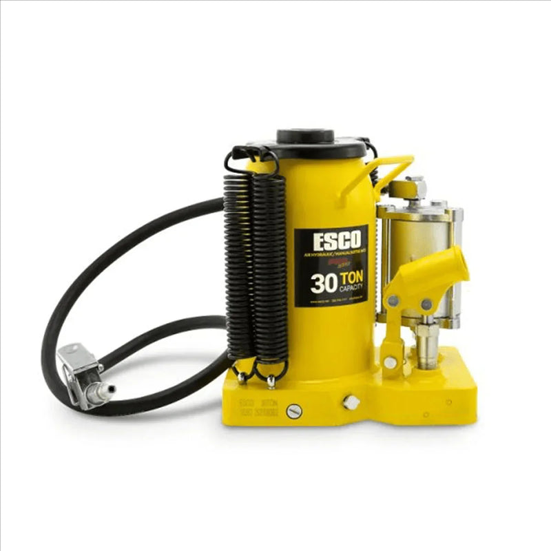 ESCO 30 Ton Pro Series Air Hydraulic Bottle Jack – Heavy Duty Lifting for Automotive and Industrial Use Y2