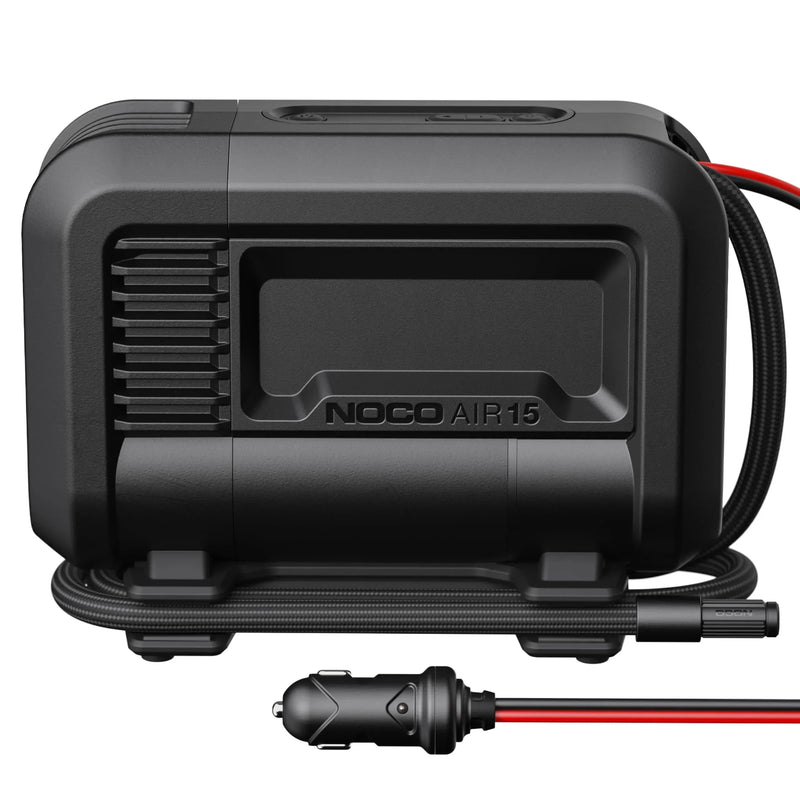 UltraFast 15A Tire Inflator, 12V Portable Air Compressor Pump, Rated at 80 PSI, Inflates Tires from 0-40 PSI in 2.9 Minutes with a Digital Gauge, Smart Pressure and Auto-Shutoff F6