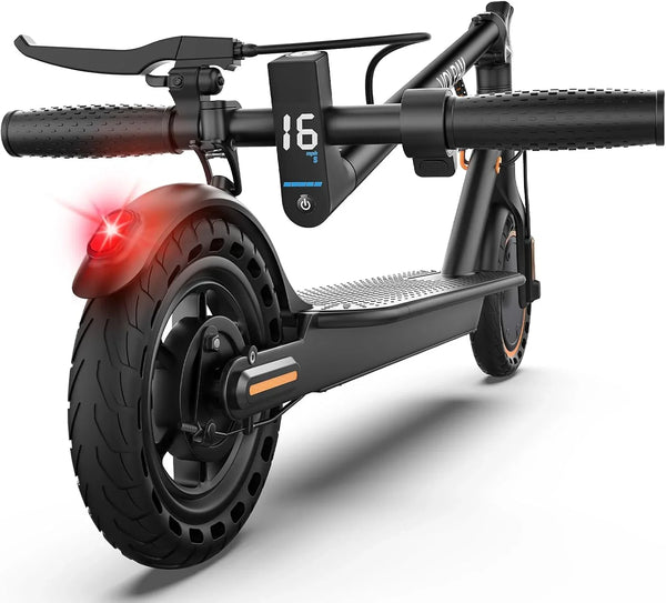 Electric Scooter, 350W Motor, 187Wh/281Wh Battery, 16/19Mph Top Speed, 8.5''Tires, Dual Braking, Folding Scooter F5