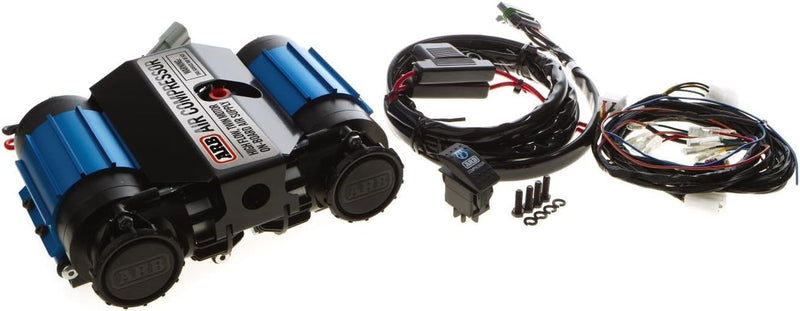 Portable air compressor - High performance - 12 volts - Suitable for air locking differentials and tire inflation E6
