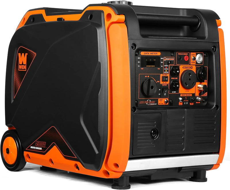 Quiet 6800-Watt Dual Fuel RV-Ready Electric Start Portable Inverter Generator with Fuel Shut Off and CO Watchdog for Electric Vehicle Backup (DF680iX) S2