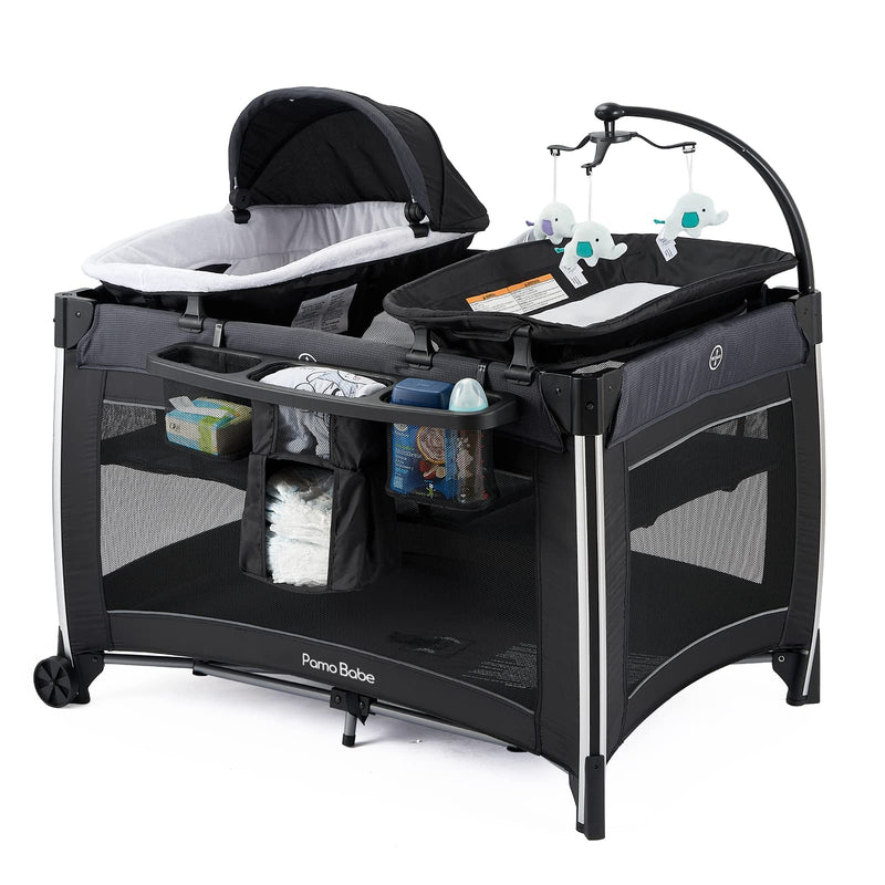 4 in 1 Portable Baby Crib Deluxe Nursery Center Q5