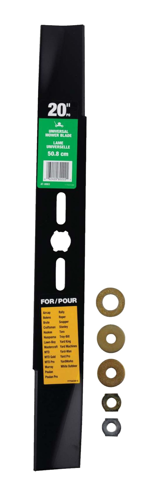 Atlas Lawn Tractor Two Replacement Blade Set, 42-in, Black C6