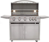 Blaze Freestanding Grill with Lights (BLZ-5LTE2-LP-BLZ-5-CART), 40-inch, Propane Gas