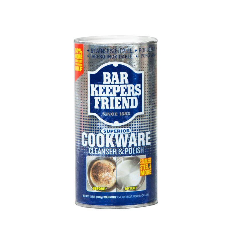 Bar Keepers Friend Cookware Cleanser & Polish, 340-g W2