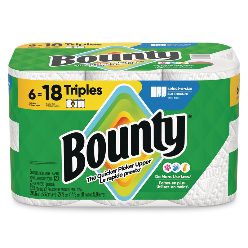 Bounty Triple Roll Paper Towel, 2-ply, 6-pk I5