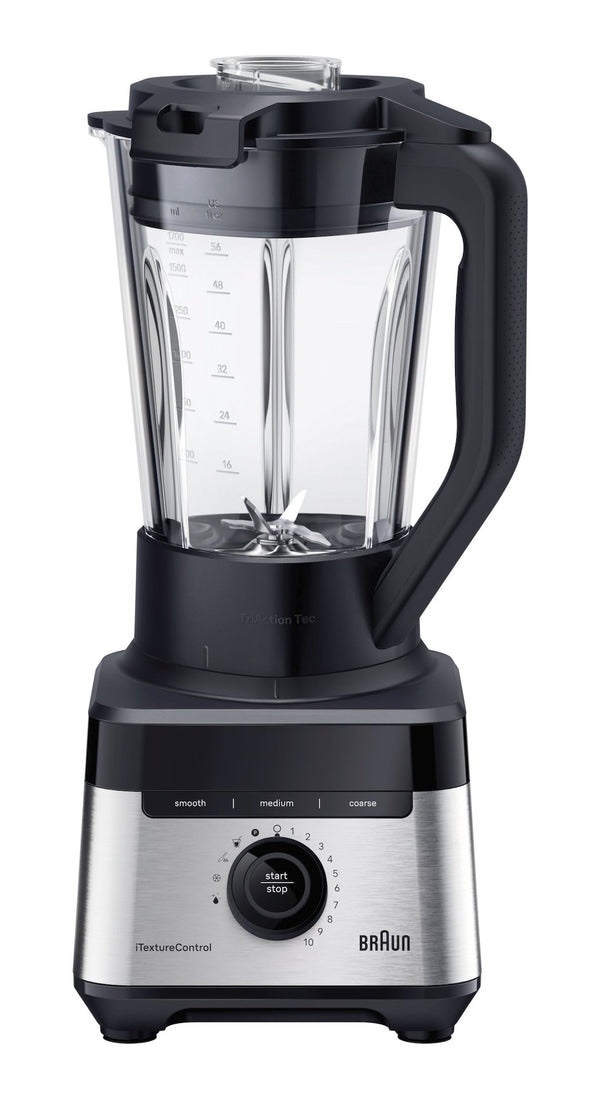 Braun 10-Speed Kitchen Jug Blender with 9 Settings & iTextureControl, 1200W, Black P7