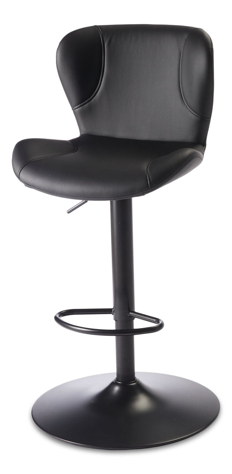 CANVAS Burnaby Gas-Lift Bar Stool, Black C9