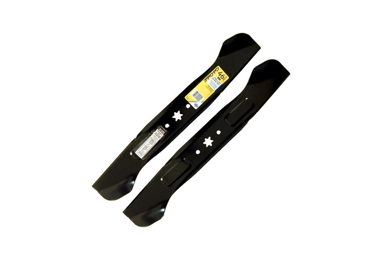 Cub Cadet NX-15 Riding Mower 2-in-1 High-Lift Blade Set, Fits 2015 & After Models, Black, 46-in, 2-pk J2