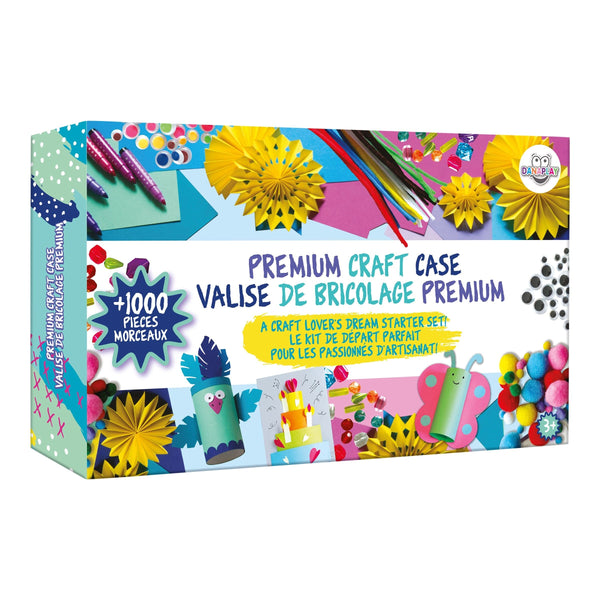 Danawares Premium Craft Case, A Craft Lover's Dream Starter Set with 1000+ Pieces T6