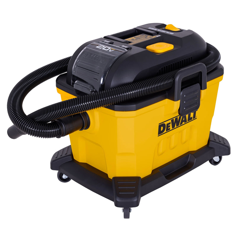 DeWalt AC/DC Poly Dry/Wet Vacuum, Water-Resistant Off/Eco/Max Switch, 34-L D8