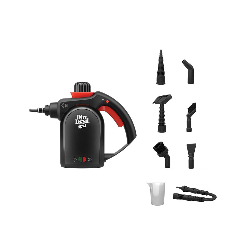Dirt Devil Handheld Portable Steam Cleaner, Multi-surface, 7-in-1 Specialized Attachment Kit Q0