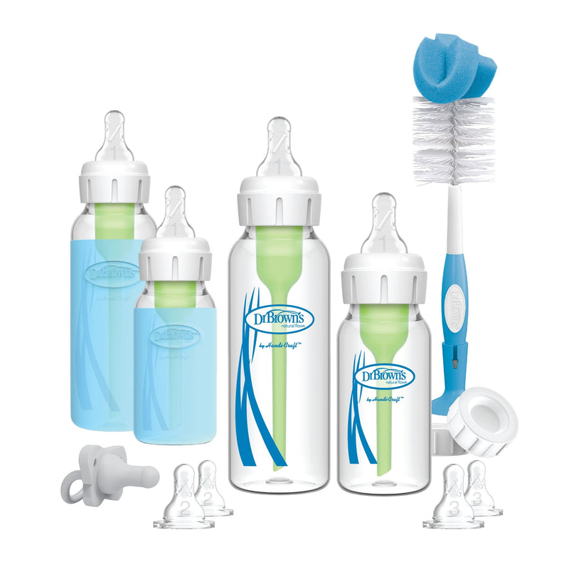 Dr. B's + Glass Narrow Baby Bottle Gift Set N6