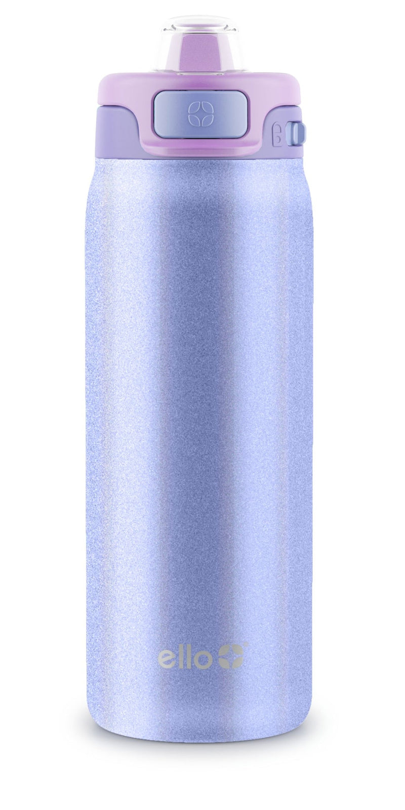 ello Pop & Fill Reusable Stainless Steel Insulated Water Bottle with Quick Fill Lid, 18-oz, Assorted Colours C4