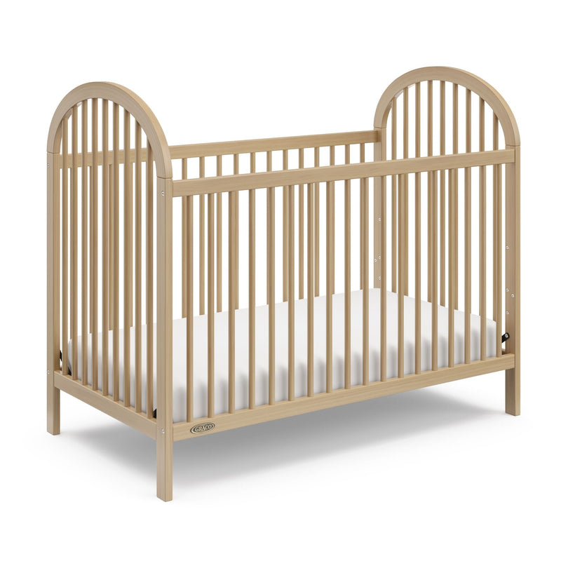 Graco Olivia 3-In-1 Driftwood Convertible Crib with Adjustable Base B9