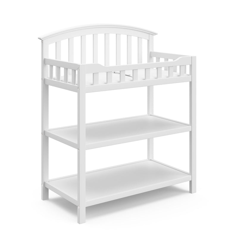 Graco White Changing Table with Water-Resistant Pad N2