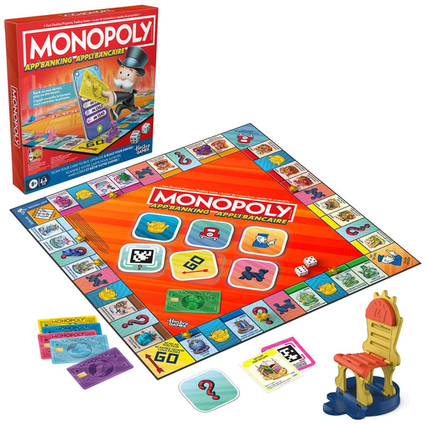 Hasbro Games Monopoly App Banking Board Game for Ages 8+ I2