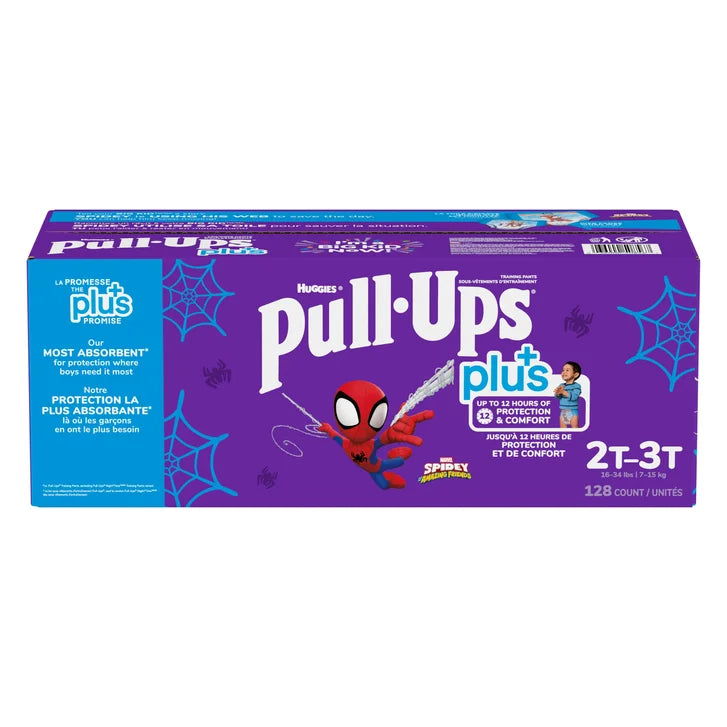 Huggies Pull-Ups Plus Training Pants, 2T - 6T Boy S8