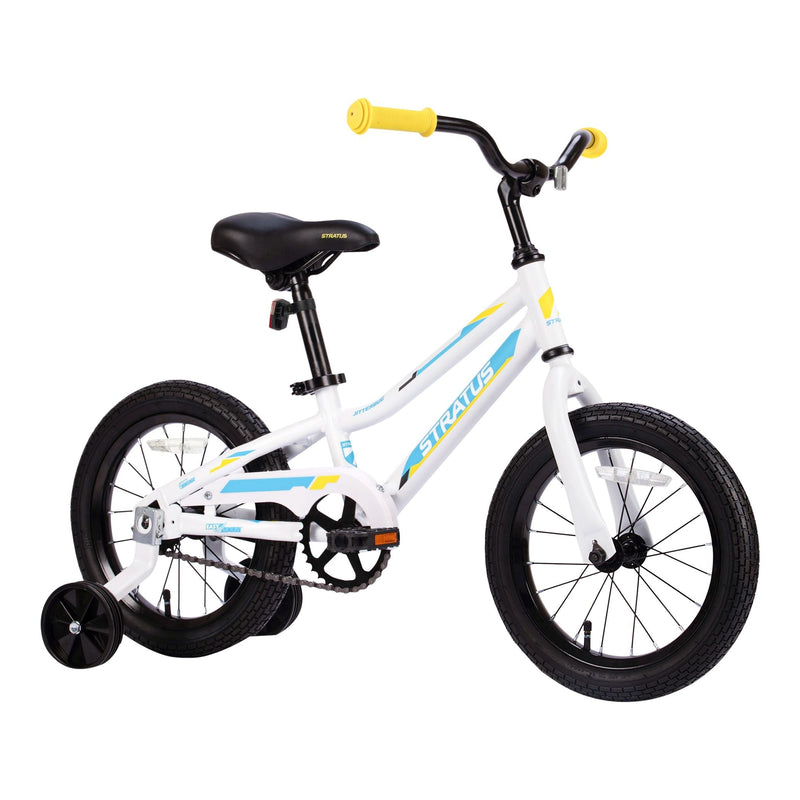 Kids' Stratus Jitterbug Bicycle, 14-in, White T7
