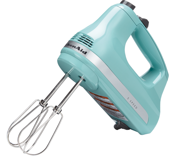 KitchenAid Ultra Power 5-Speeds Hand Mixer with Turbo Beater Aqua Sky I0