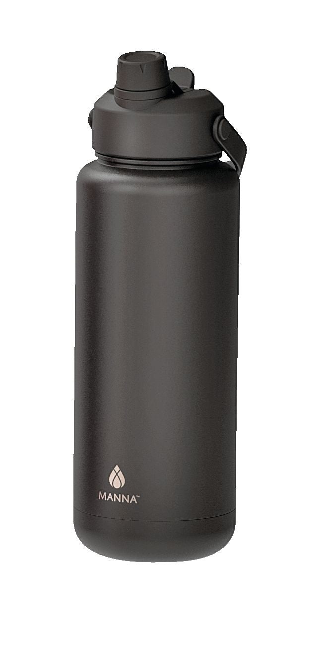 Manna Ranger Dual Mouth Water Bottle, 32-oz, Insulated, with Top Handle S3