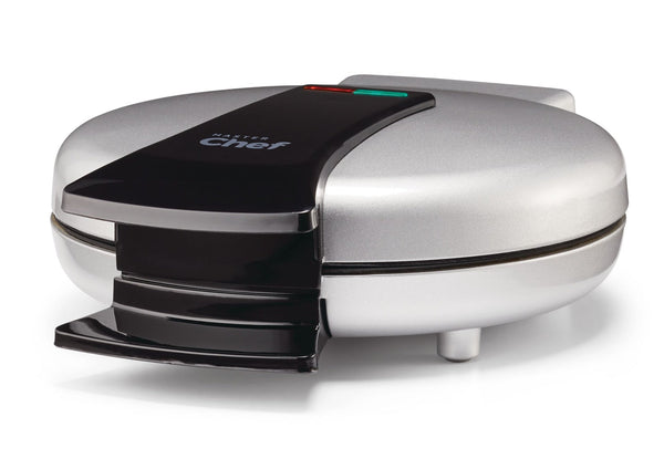 MASTER Chef Round, Non-Stick Waffle Maker, Silver Z1