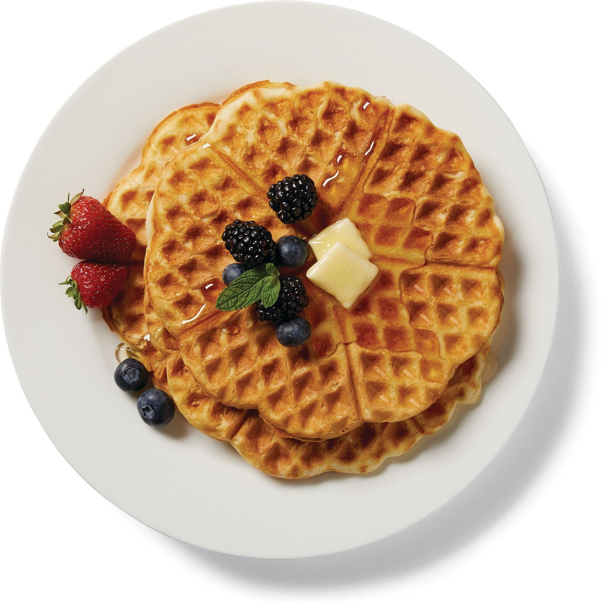 MASTER Chef Round, Non-Stick Waffle Maker, Silver