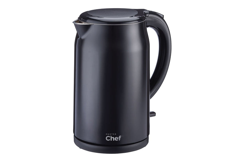 MasterChef Double Wall Kettle with Push Button Lid, 1.7-L J2