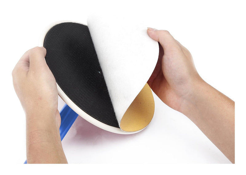 Mastercraft 220-Grit Fine Hook & Loop Sandpaper Discs For Random Orbital Sander, 9-in, 10-pc R0