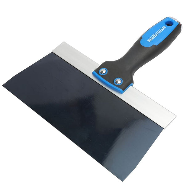 Mastercraft Drywall Patching & Taping Knife with Solvent-Resistant Blue Steel Blade, 8-in I7