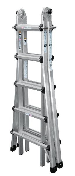Mastercraft Grade 1A Aluminum Multi-Task Ladder, 21-ft, 300-lb D3