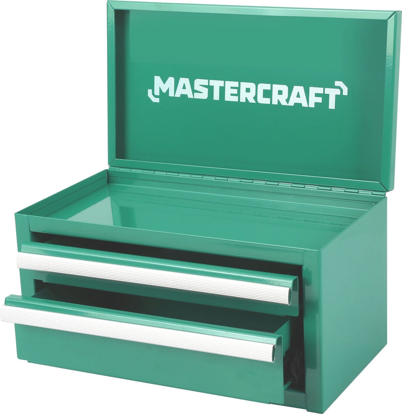 Mastercraft Mini Toolbox with 2 Drawers, Emerald V4