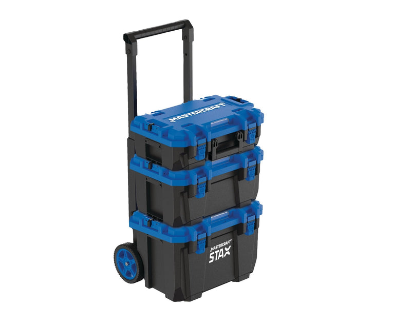 Mastercraft Stax Tool Storage Set with Auto-Locking Mechanism, 3-pc F4