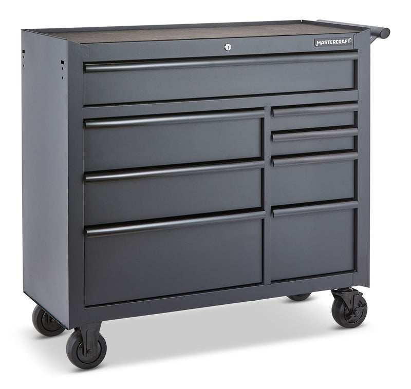 Mastercraft Tool Storage Cabinet, 8 Drawer, 41-in, Black T8