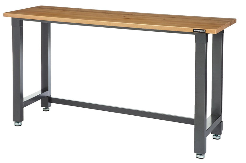 Mastercraft Wooden Top Work Bench, 72 x 24 x 37.5-in L5