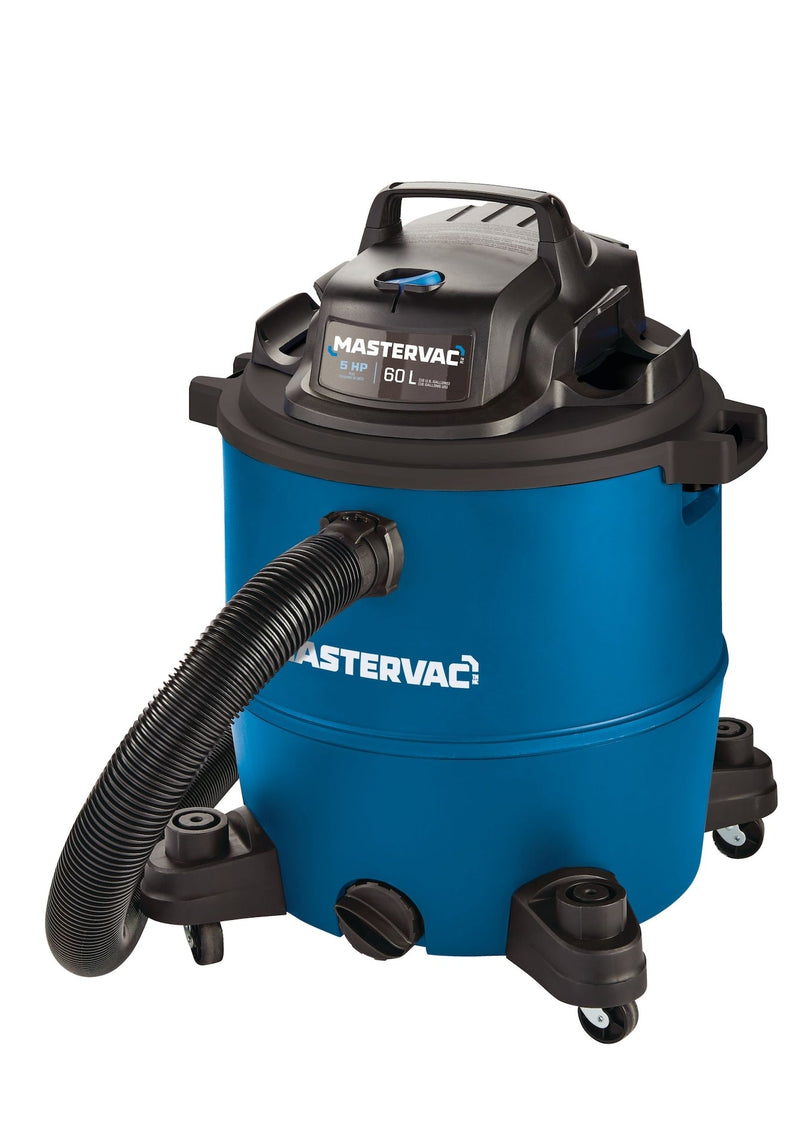 Mastervac VOC1610PF 5.0 Peak HP Wet/Dry Shop Vacuum, 60-L F2