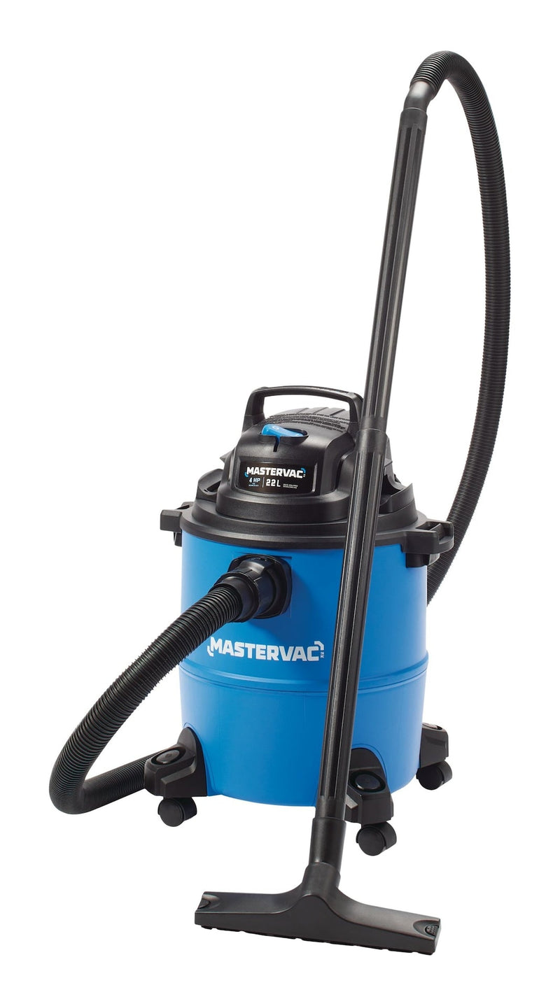 Mastervac VOC608PF 4.0 Peak HP Wet/Dry Shop Vacuum with Hose & Accessories, 22-L G2